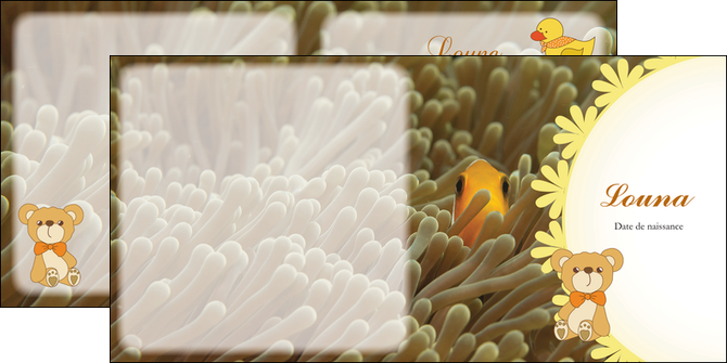 maquette en ligne a personnaliser depliant 2 volets  4 pages  nemo drole humoristique MIDBE36476