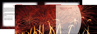 creation graphique en ligne depliant 2 volets  4 pages  14 juillet feux dartifice artificier MLIG36630
