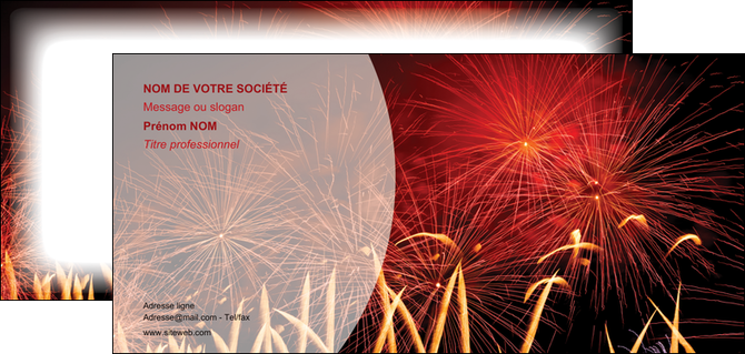 creation graphique en ligne carte de correspondance 14 juillet feux dartifice artificier MIDBE36634