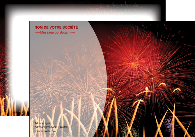faire affiche 14 juillet feux dartifice artificier MIDBE36636