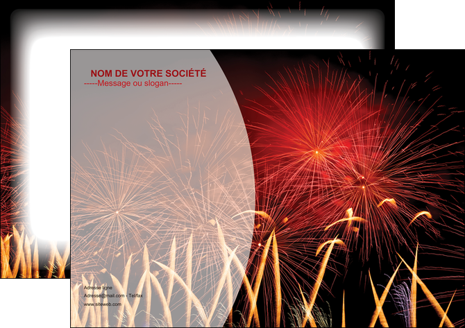 modele affiche 14 juillet feux dartifice artificier MIDBE36640
