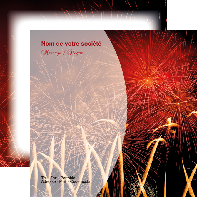 creation graphique en ligne flyers 14 juillet feux dartifice artificier MIDBE36646