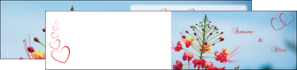modele en ligne depliant 2 volets  4 pages  fleur heureux ciel bleu MLIG36770