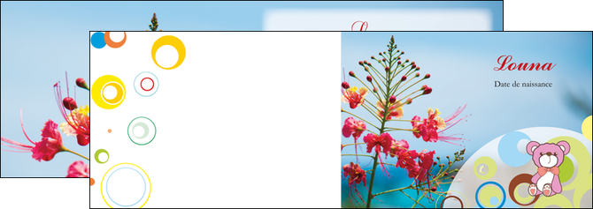 imprimerie depliant 2 volets  4 pages  couleur fleur liberte MIDBE36780