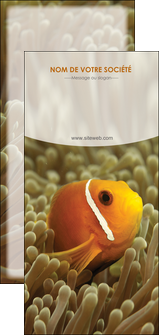 personnaliser maquette flyers paysage belle photo nemo poisson MIDBE36864