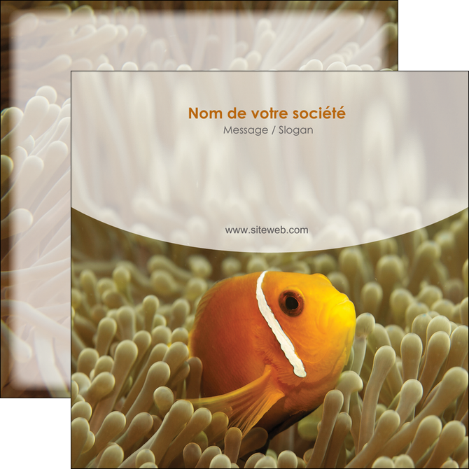 imprimer flyers paysage belle photo nemo poisson MIDBE36876