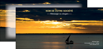 exemple flyers sejours pirogue couche de soleil mer MID36932