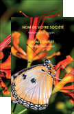 creer modele en ligne carte de visite belle photo de papillon macro couleur MLGI37006