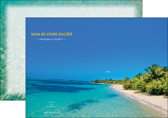 imprimerie affiche sejours plage sable mer MIDBE37060