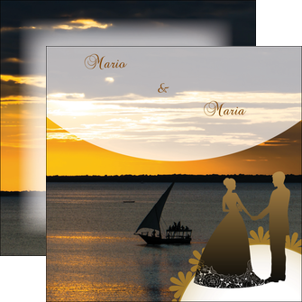 realiser flyers mer pirogue couche du soleil MLIG37198