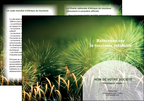 exemple depliant 2 volets  4 pages  evenement evenementiel lumiere MIDBE37386
