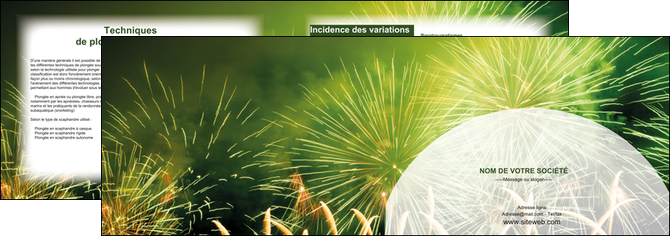 realiser depliant 2 volets  4 pages  evenement evenementiel lumiere MIDBE37398