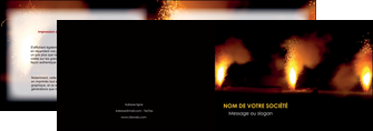 cree depliant 2 volets  4 pages  evenement evenementiel lumiere MLIG37526