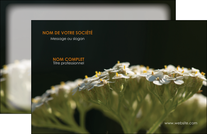 maquette en ligne a personnaliser carte de visite fleuriste et jardinage plantes cactus fleurs MLGI37668