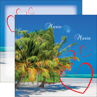 exemple flyers plage cocotier mer MLIG37754