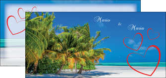 imprimerie flyers plage cocotier mer MLIG37756