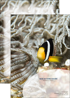 modele en ligne affiche animal poisson plongee nature MIDBE37900