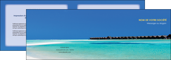 imprimer depliant 2 volets  4 pages  sejours plage bungalow mer MIDBE38044