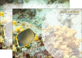 impression affiche animal poisson plongee nature MIDBE38234