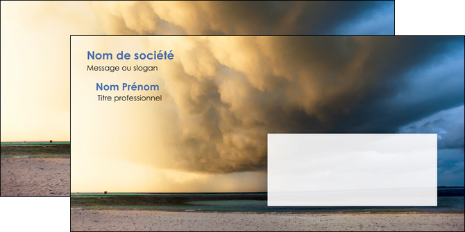 maquette en ligne a personnaliser enveloppe tourisme  plage mer sable MIDBE38760