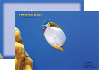 creer modele en ligne flyers poisson et crustace poissons mer ocean MIDLU38862