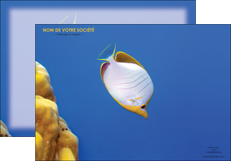 faire affiche poisson et crustace poissons mer ocean MIDLU38868