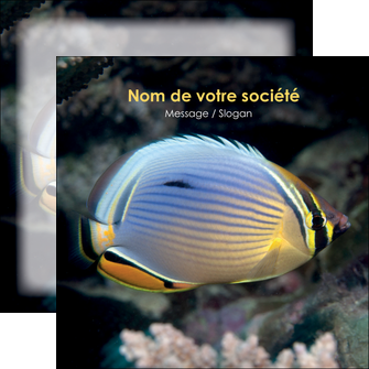 maquette en ligne a personnaliser flyers animal poisson animal nature MIDLU38922