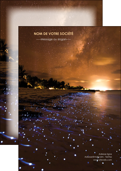 imprimerie flyers tourisme  plage bord de mer couche de soleil MIDBE39214