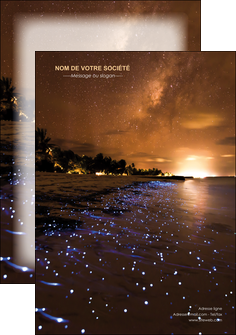 realiser flyers tourisme  plage bord de mer couche de soleil MIDBE39222