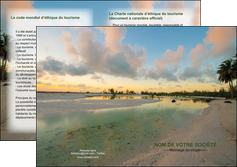 imprimer depliant 2 volets  4 pages  tourisme  plage bord de mer arbre MIDBE39316
