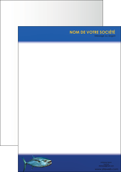 modele tete de lettre animal poissons animal bleu MLIG39604