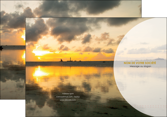 faire pochette a rabat sejours couche de soleil plage ile MIDBE40040