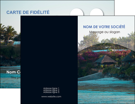 modele carte de visite agence immobiliere maison sur plage immobilier immobilier de luxe MIDLU40286