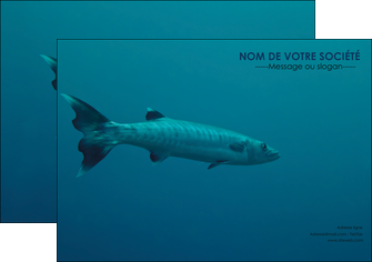 realiser affiche animal poisson plongee nature MIDBE40368