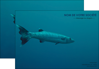 imprimerie flyers animal poisson plongee nature MIDBE40386