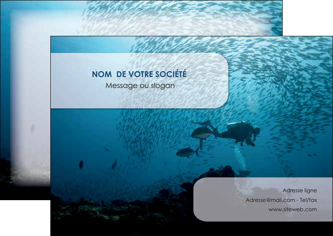 creation graphique en ligne flyers plongee  plongee plongee sous  marine plongeurs MIDBE40530