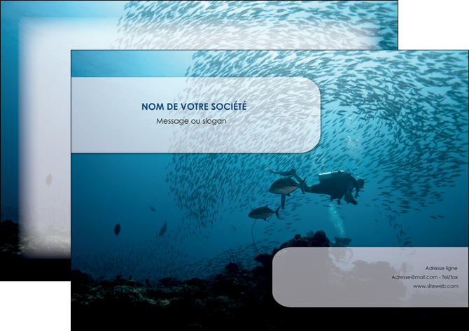 cree affiche plongee  plongee plongee sous  marine plongeurs MIDBE40540