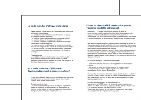 realiser depliant 2 volets  4 pages  agence immobiliere maison maison sur la plage lotissement MID40568