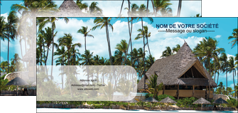 creation graphique en ligne flyers agence immobiliere maison maison sur la plage lotissement MID40598
