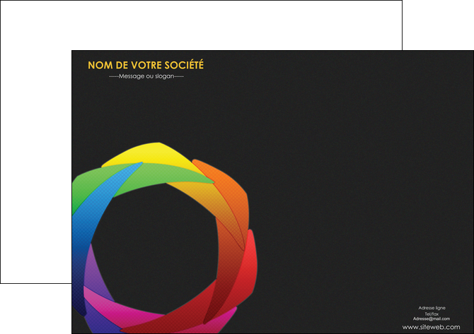 exemple affiche peinture arc en ciel decale MFLUOO40972