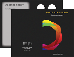 faire modele a imprimer carte de visite peinture arc en ciel decale MIF40996