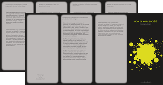 imprimerie depliant 4 volets  8 pages  texture contexture structure MIDLU41372