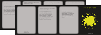 impression depliant 4 volets  8 pages  texture contexture structure MIDLU41376