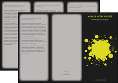modele en ligne depliant 3 volets  6 pages  texture contexture structure MIDLU41390