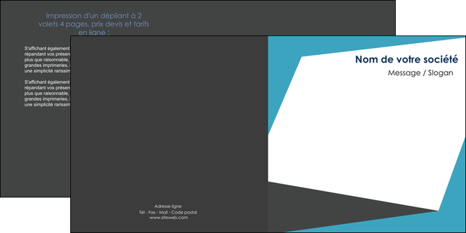 faire depliant 2 volets  4 pages  abstrait design texture MIDBE41592