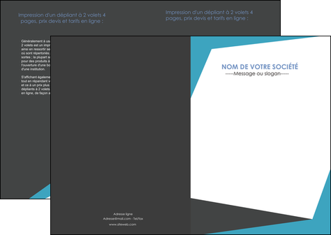 modele depliant 2 volets  4 pages  abstrait design texture MIDBE41606