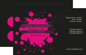 creer modele en ligne carte de visite peinture rose tache de peinture MLIG41712