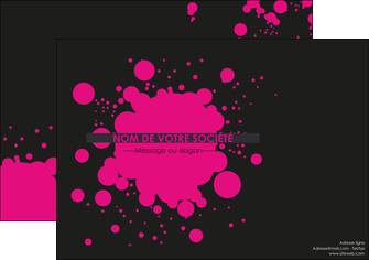 exemple affiche peinture rose tache de peinture MLIG41718