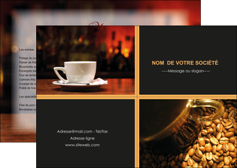 maquette en ligne a personnaliser flyers bar et cafe et pub bar cafe pub MIFCH41810