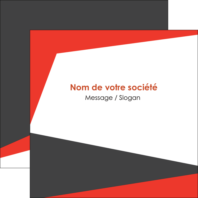 modele flyers rouge noir moderne MFLUOO41854